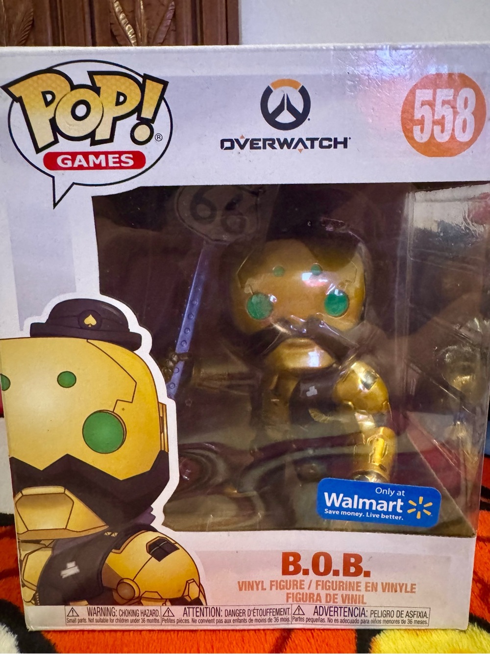 Funko POP! Games Overwatch B.O.B. # 558 - Walmart Exclusive - New in Box